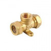 Тройник с креплением T/S (W) 15x1/2x15 Lavita, внутренняя резьба Лавита