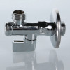 Бытовой шаровой кран Валтек VT.282.N 1/2" х 3/4" угловой с фильтром, Valtec