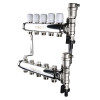 Коллекторный блок Валтек VTc.588.EMNX, 1", 10 x 3/4", Valtec