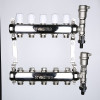 Коллекторный блок Валтек VTc.588.EMNX, 1", 9 x 3/4", Valtec