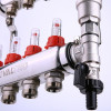 Коллекторный блок Валтек VTc.589.EMNX, 1", 7 x 3/4", Valtec