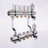 Коллекторный блок Валтек VTc.594.EMNX, 1", 4 x 3/4", Valtec
