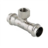 Валтек VTi.932.I фитинг из нержавеющей стали – пресс-тройник, 15 мм х 1/2", Valtec