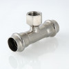 Валтек VTi.932.I фитинг из нержавеющей стали – пресс-тройник, 15 мм х 1/2", Valtec