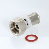 Валтек VTm.222.N пресс-фитинг с накидной гайкой, 16 мм х 1/2", Valtec