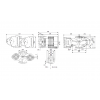 Габариты циркуляционного сдвоенного насоса Grundfos MAGNA1 D 100-120 F