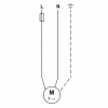 Схема подключений циркуляционного насоса Grundfos UPSD 40-50 F