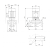 Габариты центробежного насоса Grundfos TP 32-180/2 BQQE