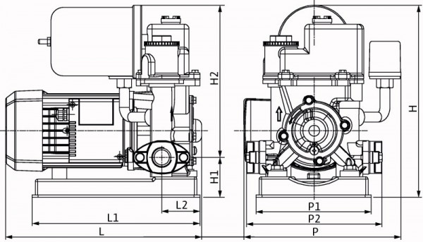 PW-252EA Wilo, насосная станция Вило
