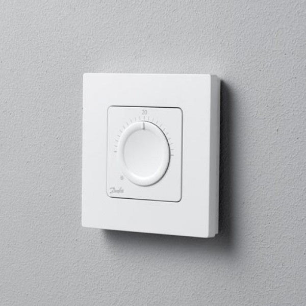 Danfoss Icon™ дисковый комнатный термостат, 230 В, накладной, Данфосс