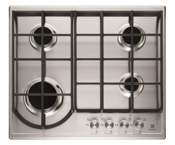 Газовая варочная панель Electrolux GEE263FX 60 cm