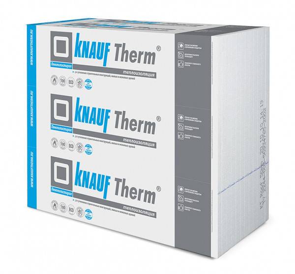 Пенопласт KNAUF Therm Фасад PRO 1000х1200х80 мм