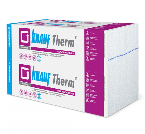Пенопласт KNAUF Therm Периметр 1000х600х50 мм 8 шт. в упаковке