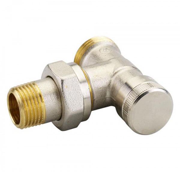 Данфосс клапан RLV, Ду 15, угл. никелир., наруж. резьба, Danfoss