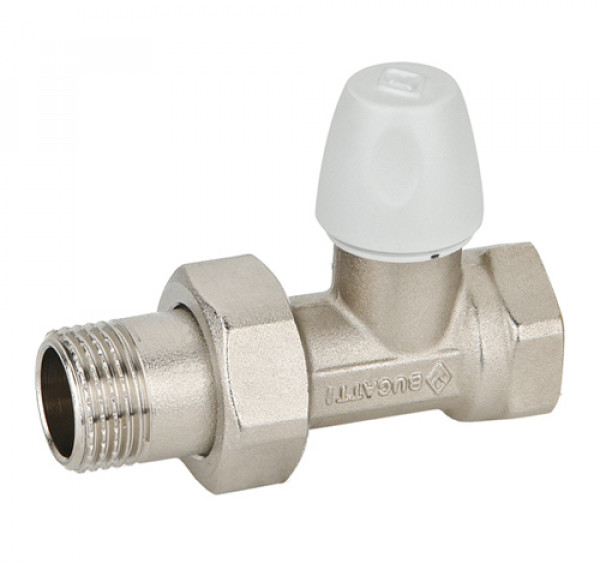 Клапан Бугатти 3/4"x3/4", запорный, прямой, резьбы наружная-внутренняя , Bugatti