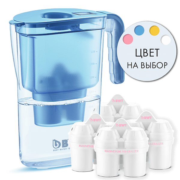 Фильтр-кувшин BWT Vida + 4 кассеты