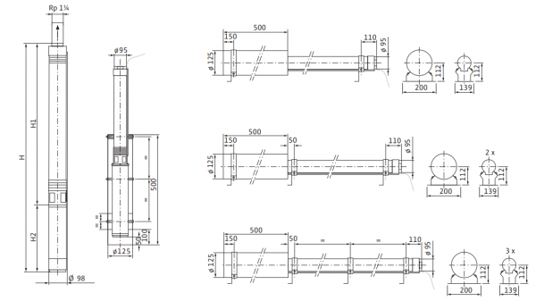 TWU 4-0407-C-Plug&Pump/DS Wilo, скважинный насос Вило