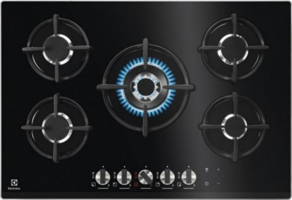 Газовая варочная панель Electrolux GPE373NK 75 cm