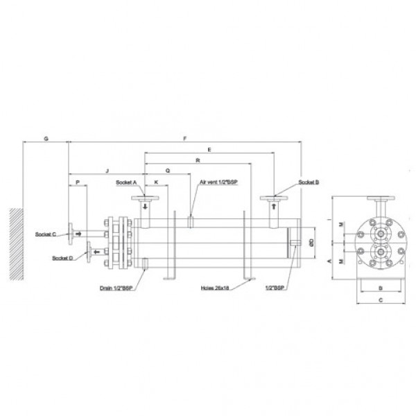 Aalborg MX кожухотрубный теплообменник Alfa Laval