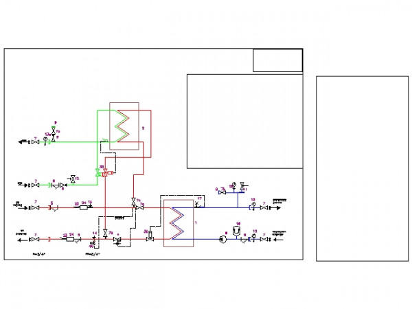 Данфосс Akva Lux II VX тип 2 ГВС + тип 1 HE тепловой пункт, Danfoss