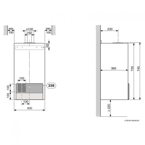 Buderus Logamax U052-24K, Газовый настенный котёл Будерус