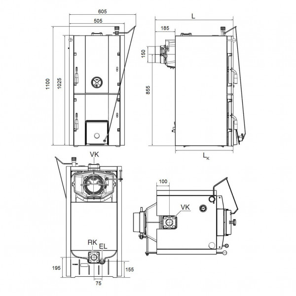 Buderus Logano G221-40, Твёрдотопливный котёл длительного горения Будерус