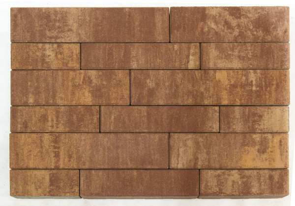 Тротуарная плитка Браер Домино COLOR MIX «Тип 1 Каньон»