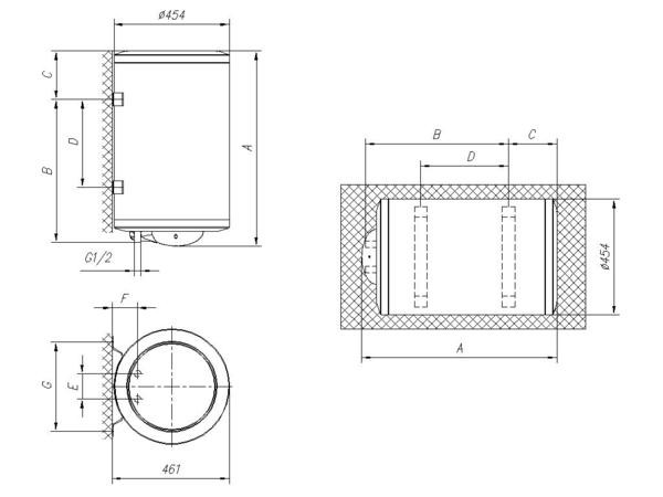 Gorenje TGU 200 NG B6, Настенный электрический водонагреватель Горенье