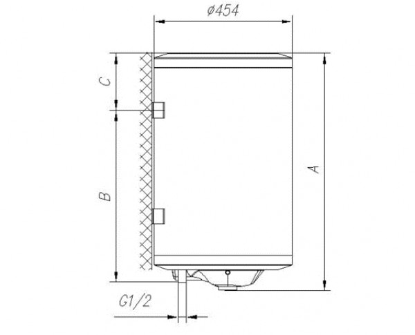 Gorenje TGR 150 NG B6, Настенный электрический водонагреватель Горенье