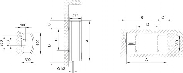 Gorenje FTG 50 SM, Плоский электрический водонагреватель Горенье