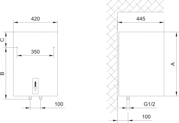 Gorenje OTGS 30 SM B6, Накопительный электрический водонагреватель Горенье