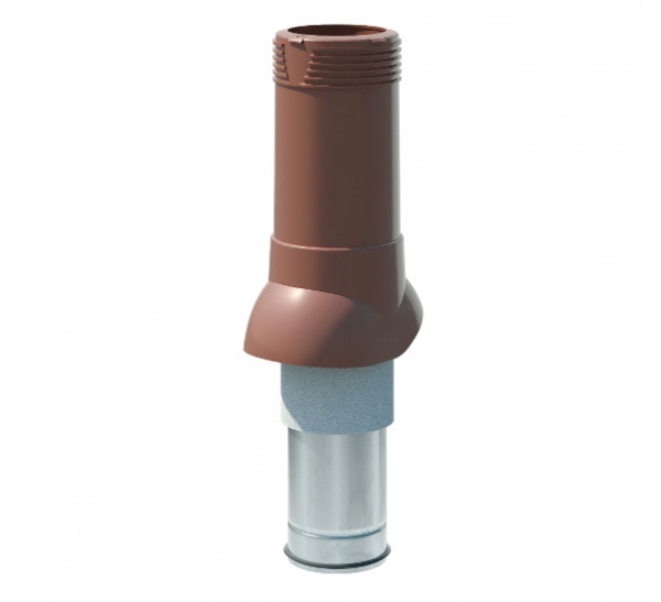 Вентиляционный выход D125/160 (H 500) ТехноНиколь коричневый