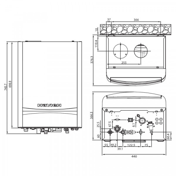 Navien NCN-21KN, Настенный конденсационный двухконтурный котёл Навьен