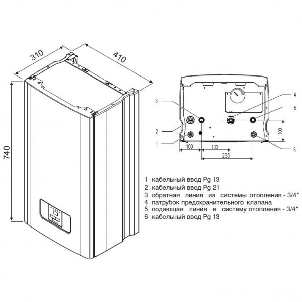 Protherm Скат 28 КR 13, Настенный электрический котёл Протерм
