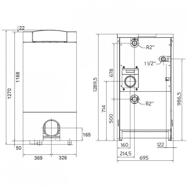 Vaillant ecoCRAFT VKK 806/3-E R1, Напольный газовый конденсационный котёл Вайлант
