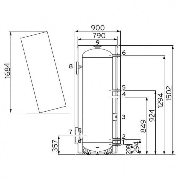 Vaillant uniSTOR VIH R 400/3 BR (plus), Ёмкостный водонагреватель Вайлант