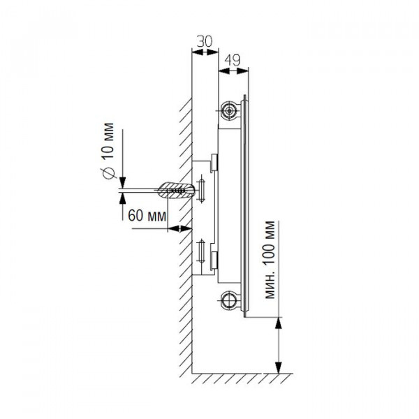 Vaillant K-11-500-600, Стальной панельный радиатор Вайлант
