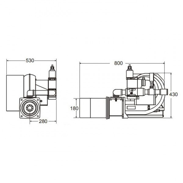 Газовая горелка Kiturami TGB-200 (только горелка)