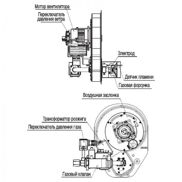 Navien GST-55K White, Газовый напольный котёл Навьен