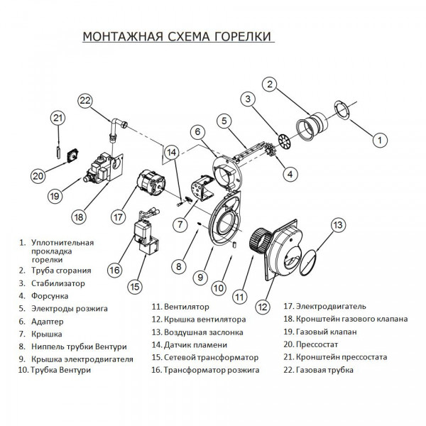 Газовая горелка Kiturami TGB-70 (комплект)