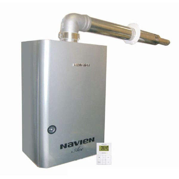 Navien Ace-20K Coaxial Silver, Газовый настенный котёл Навиен