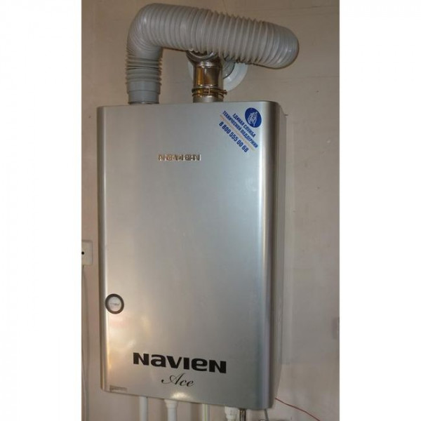 Navien Ace-30K Turbo Silver, Газовый настенный котёл Навиен