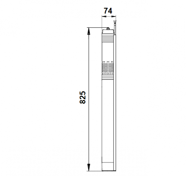 Рабочие характеристики скважинного насоса Grundfos SQE 2-85