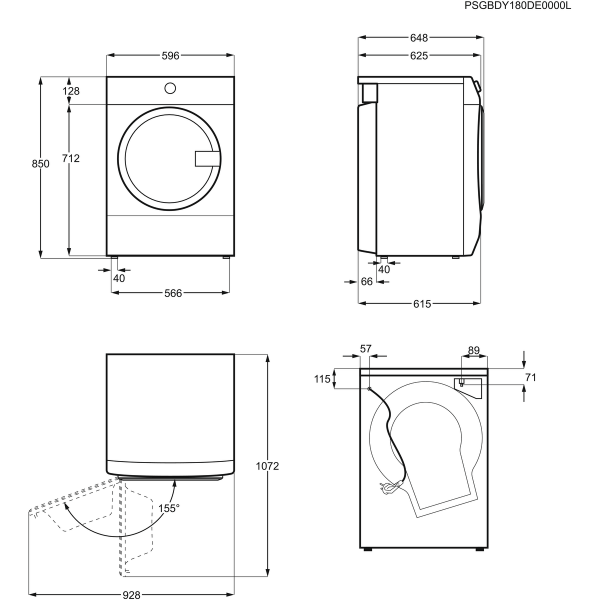 Сушильная машина Electrolux TE1120