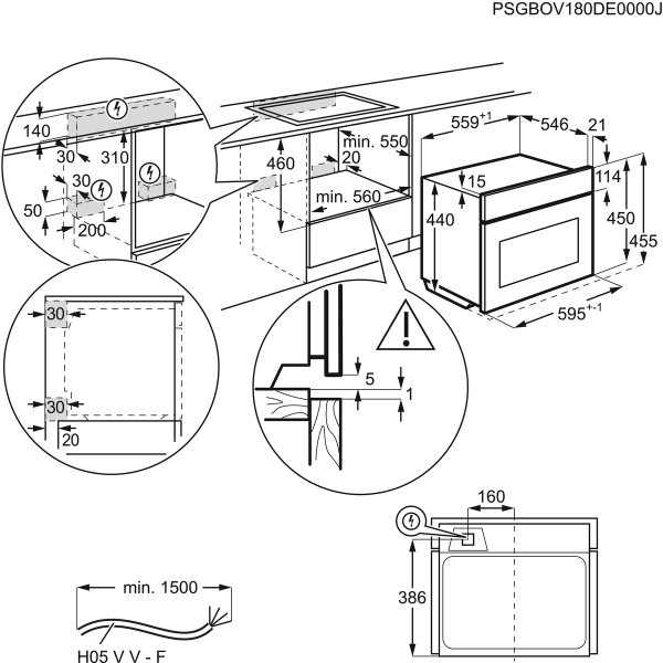 Компактный духовой шкаф Electrolux EVY7800AAV