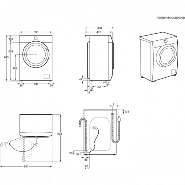 Стиральная машина Electrolux EW6S3R07SI
