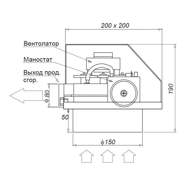 Надставка Protherm PT 40, для котлов Медведь v.17