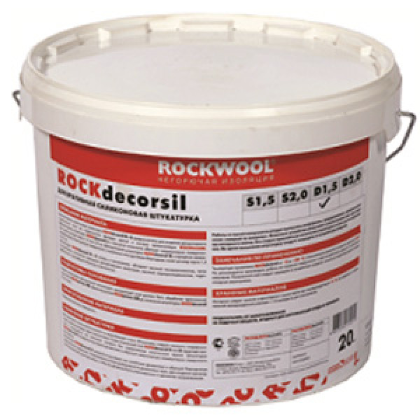 Декоративная силиконовая штукатурка Rockwool ROCKdecorsil S