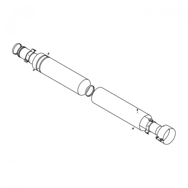 Телескопическое удлинение Protherm (алюм.) 0,5 - 0,8 м, 60/100