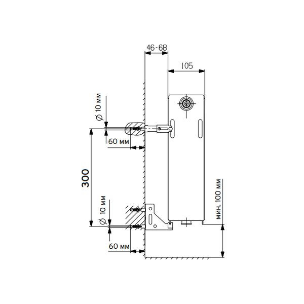 Vaillant V-22-400-800, Стальной панельный радиатор Вайлант